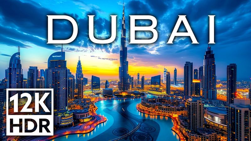 Dubai 12K Video Ultra HD - Dolby Vision HDR - UAE Drone View ( 2024 )