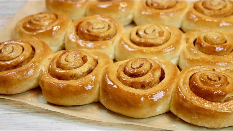 Английские булочки Челси ✧ Мягкие, пропитанные, очень вкусные