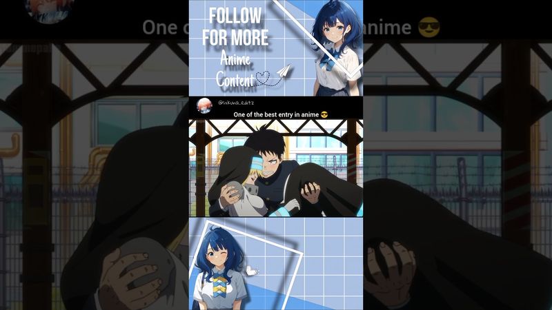 This is how you introduce yourself 🥵 #anime