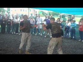 Marines Demonstrate Martial Arts (MCMAP)