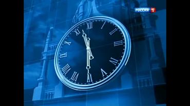 Часы и начало программы "Вести недели" (Россия 1, 25.05.2014)