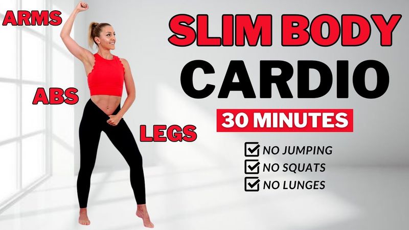 🔥Burn Arm + Leg + Belly Fat🔥30 Min Aerobics Workout🔥All Standing🔥No Squats/ No Lunges🔥No Repeat🔥