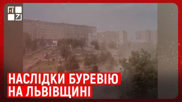 Наслідки буревію на Львівщині