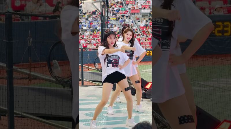 입으로 삐삐 너무 귀엽다 😍 #이서윤 #이서윤치어리더#ktwiz #kt위즈 #kt위즈치어리더