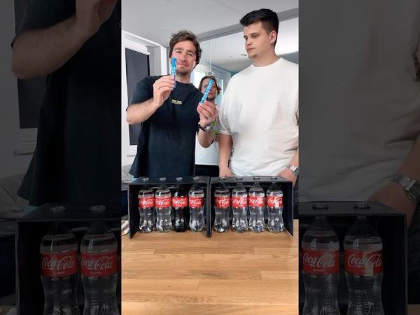 Кола + Ментос = ? #shorts