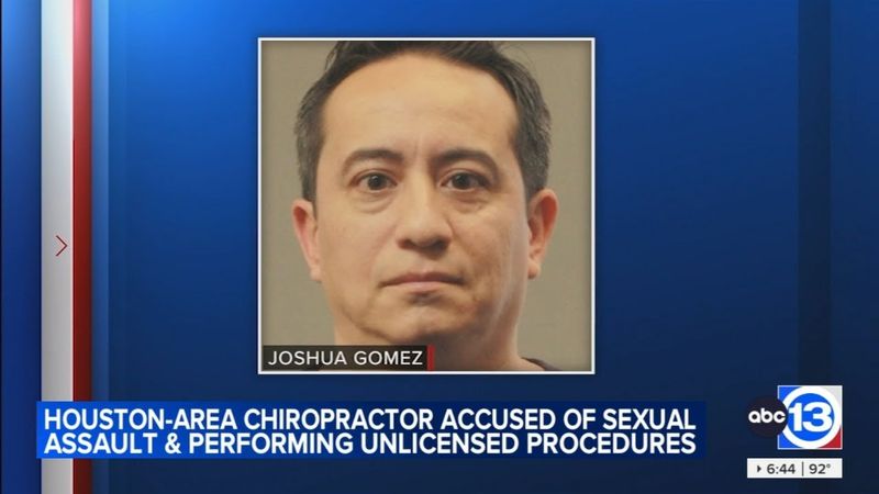 Houston-area chiropractor accused of sex assault