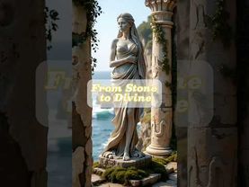 From Stone to Divine ✨ Greek Goddesses Awakening Part 1 #greekmythology #goddess #aiart #aicreator