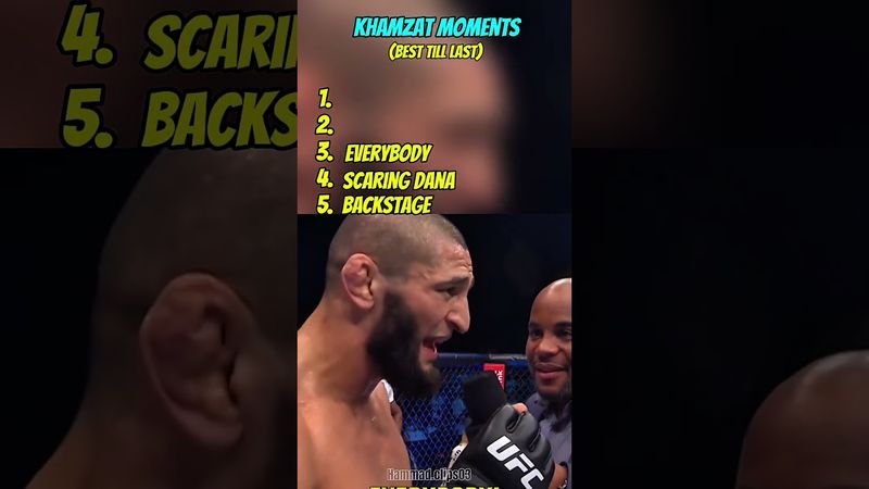 Khamzat Chimaev funny moments #funny #ufc #shorts