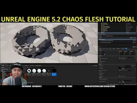 Unreal Engine 5.2 Chaos Flesh Tutorial