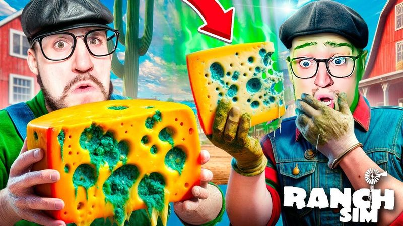 МЫ СДЕЛАЛИ СЫР С ПЛЕСЕНЬЮ но ЭТО НЕ ВКУСНО! НОВЫЙ БИЗНЕС на РАНЧО в ПУСТЫНЕ! RANCH SIMULATOR #9