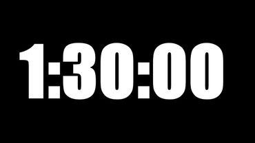 1 HOUR 30 MINUTE TIMER • 90 MINUTE COUNTDOWN TIMER ⏰ LOUD ALARM ⏰