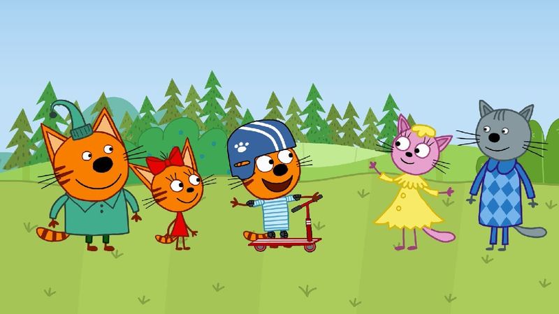 Три кота | Самокат | Серия 99 | Мультфильмы для детей