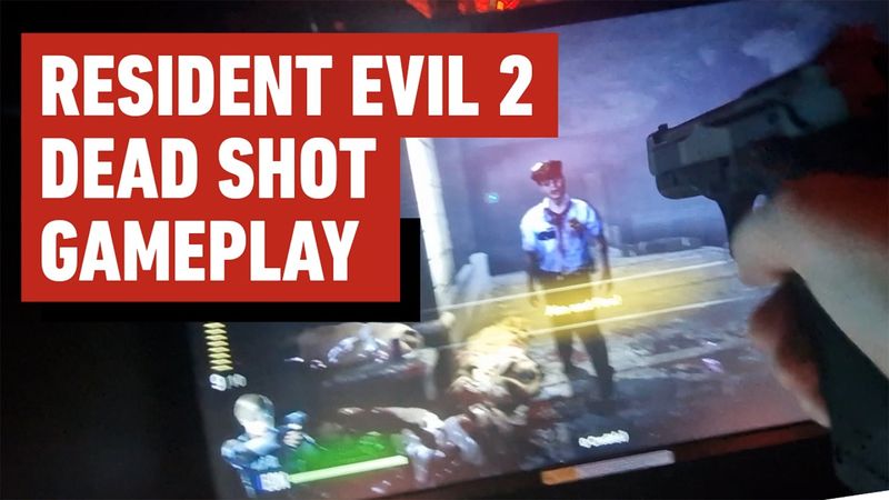 Resident Evil 2: Dead Shot Gameplay - RE2 Remake Arcade Light-Gun Shooter