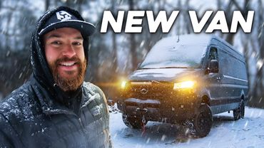 Winter Snow Storm Camping in my NEW VAN (South East Snowmageddon)