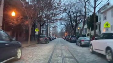 Обычный спальный район в городе Вашингтон США