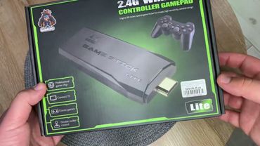 Ігрова приставка для телевізора HDMI з бездротовими джойстиками Game Stick Lite 32Gb 4K TV, Y-3 Lite