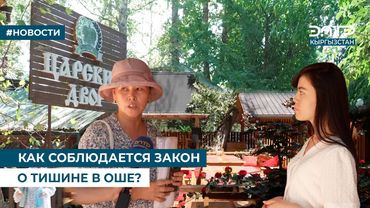 КАК СОБЛЮДАЕТСЯ ЗАКОН О ТИШИНЕ В ОШЕ?