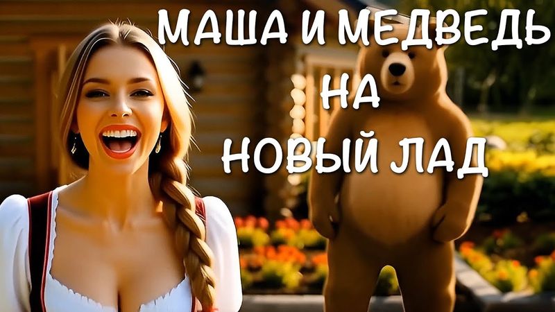 Маша и Медведь на новый лад | Вольная трактовка | Сказка для взрослых   #aistory #машаимедведь #юмор