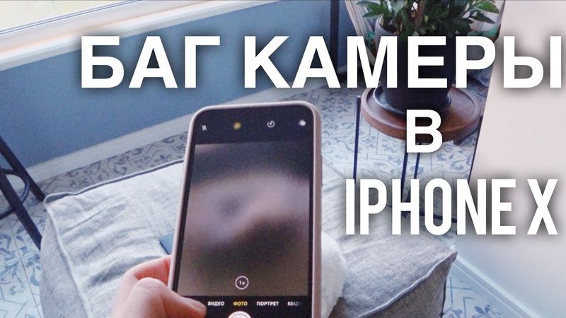 Баг камеры в iPhone X!