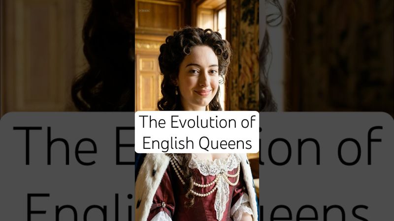 The Evolution of English Queens 🏴󠁧󠁢󠁥󠁮󠁧󠁿 #history