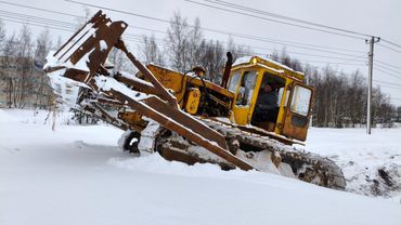 Оживление 20 тонного  бульдозера из СССР