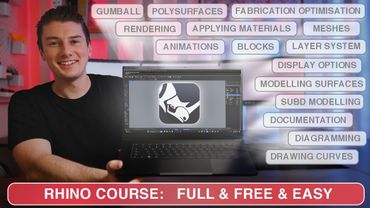 Rhino Course: Beginner to Advanced in 2.5hrs