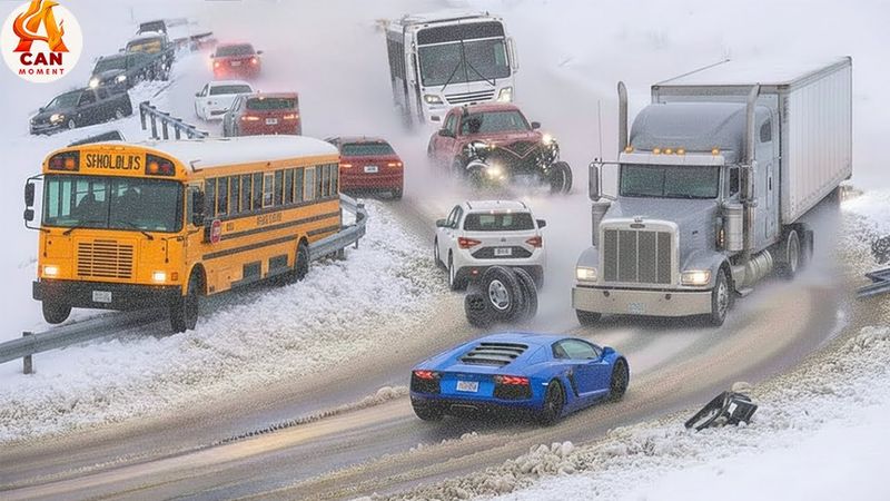 Icy Road Madness Caught on Camera - Best of Month #30
