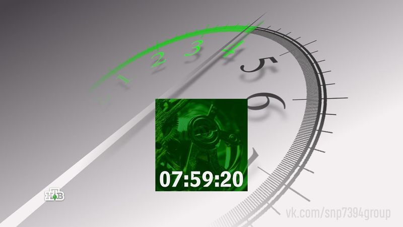 Моя версия часов канала "НТВ" (1998-2001)