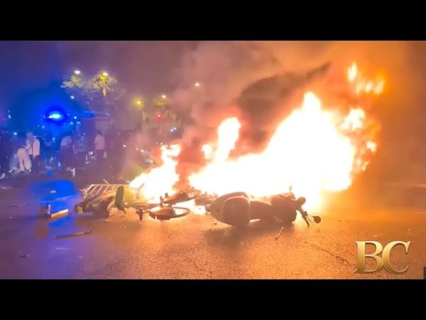 Two dead and hundreds arrested in France after PSG Champions League win
