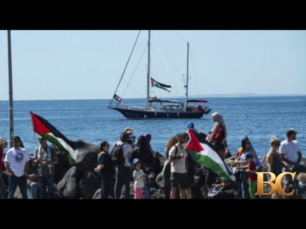 Greta Thunberg’s Aid ship aiming to break Israel’s siege of Gaza sets sail from Italy