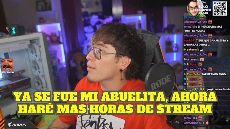 GLOGLO DICE QUE SU ABUELITA YA SE FUE ASI QUE HARÁ MAS HORAS DE STREAM