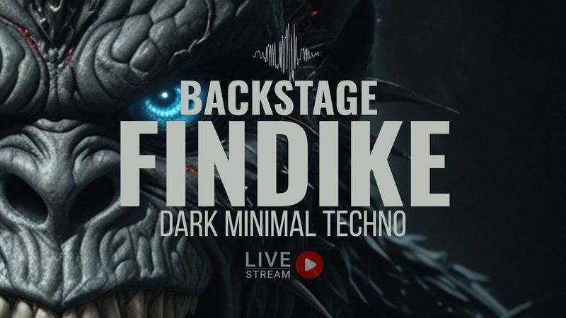 Findike – LIVE – Dark Minimal Techno Backstage | Underground DJ Performance