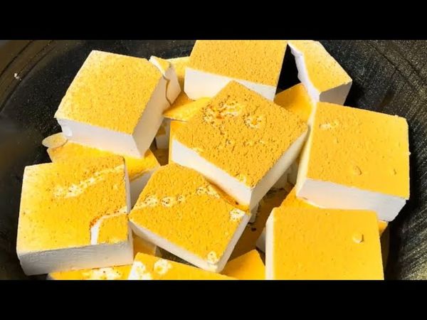 Fresh Chalk with Yellow Powder 