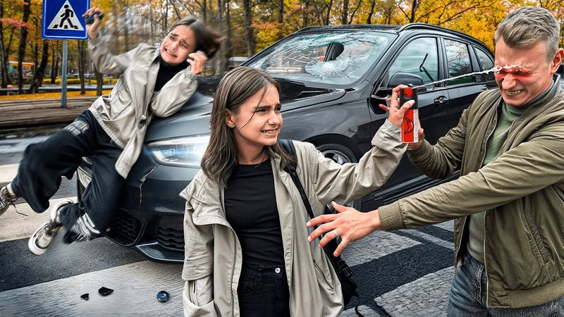 МОЮ СЕСТРУ СБИЛ БЫДЛО НА МАШИНЕ И ОНА ЗАЛИЛА ЕГО ПЕРЦЕМ