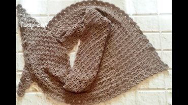 Стильный ажурный бактус крючком. Для начинающих идеальный вариант. Chal