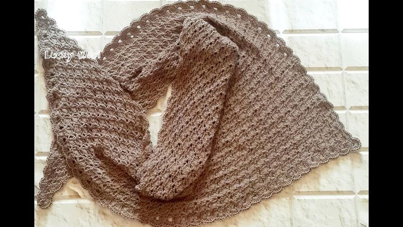 Стильный ажурный бактус крючком. Для начинающих идеальный вариант. Chal