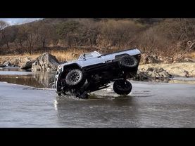 RC4WD(TF2 LWB Chassis) Killerbody LAND CRUISER 70 |LC70| Off-road Driving 4X4 RC Car No.7