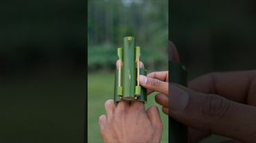 Bamboo Creations with Mini Bow #bamboo #bambooart #Diy #Slingshots