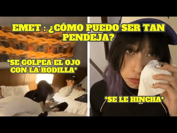 EMET SE GOLPEA LA CARA SOLA Y SE LE HINCHA