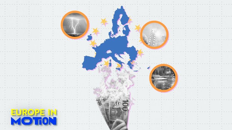 How many economic losses from climate extremes has Europe suffered?