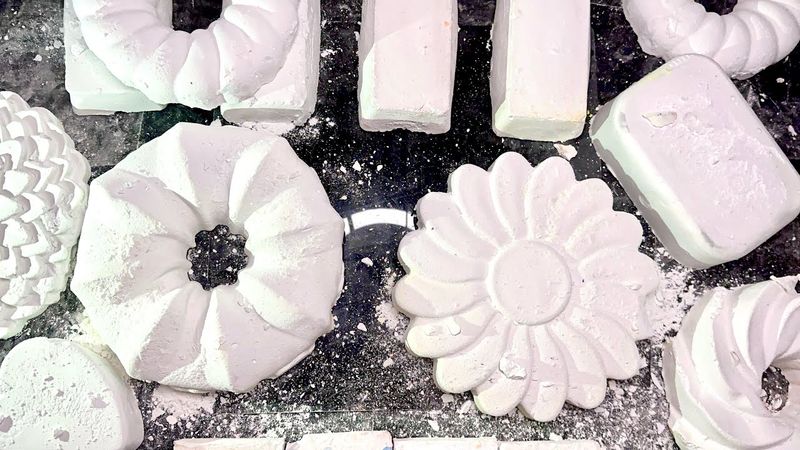 The softest chalk mix 🤍✨ collab with @RYAsmr15 !!!