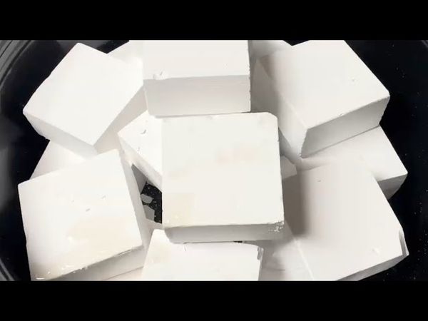 Baby Oil on Chalk Blocks