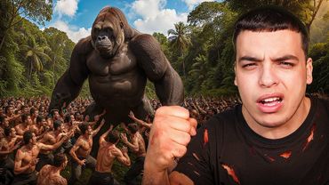 100 رجل ضد غوريلا ! من سيفوز ؟