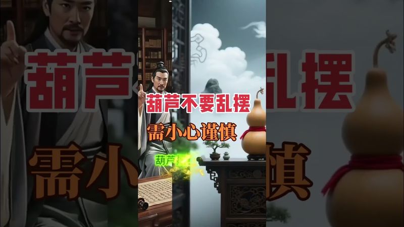 【葫蘆別亂擺！】家宅風水大忌，你中招了嗎？#生肖 #財運 #運勢 #屬相 #風水 #命理