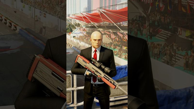 When Agent 47 bet on his contestant, but he came in last #hitman #action