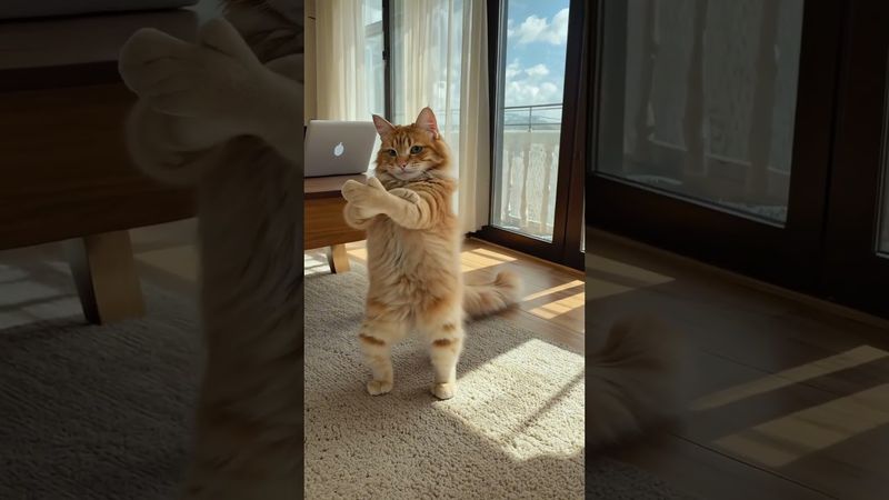 макарена #catdance #прикольныекоты #прикол #веселыекоты #funny