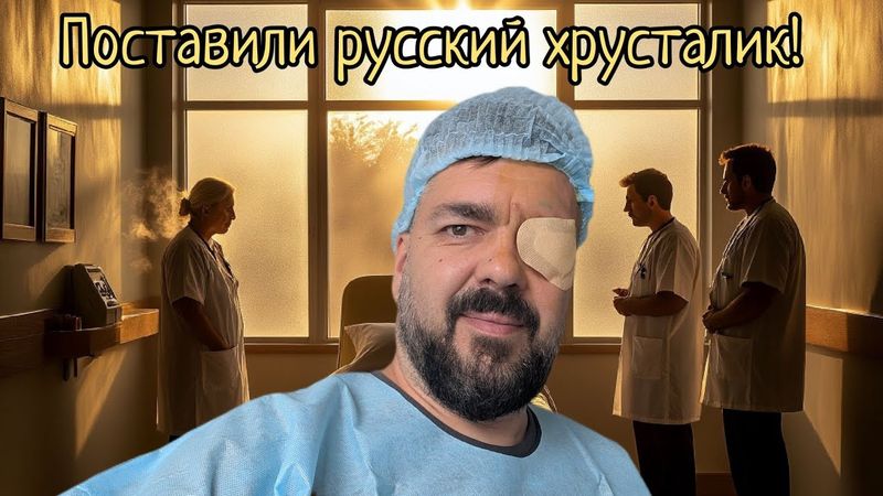 15 месяцев я был слеп на один глаз. Поставил русский хрусталик! Насыщенный влог, как прошла операция