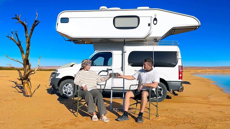 Namibia in house on wheels. Safe Africa. Anyone can do this