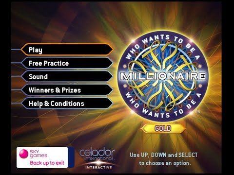 Who Wants to Be a Millionaire UK Sky Gamestar Gold John Carpenter Game #60