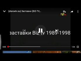 (Rec HD) Заставки Biz tv 1989-1998.